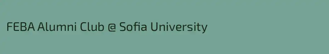 FEBA Alumni Club @ Sofia University